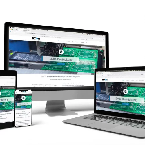 Stefan Heinlein - Crossmedia Storytelling Portfolio Website AXON Electronics